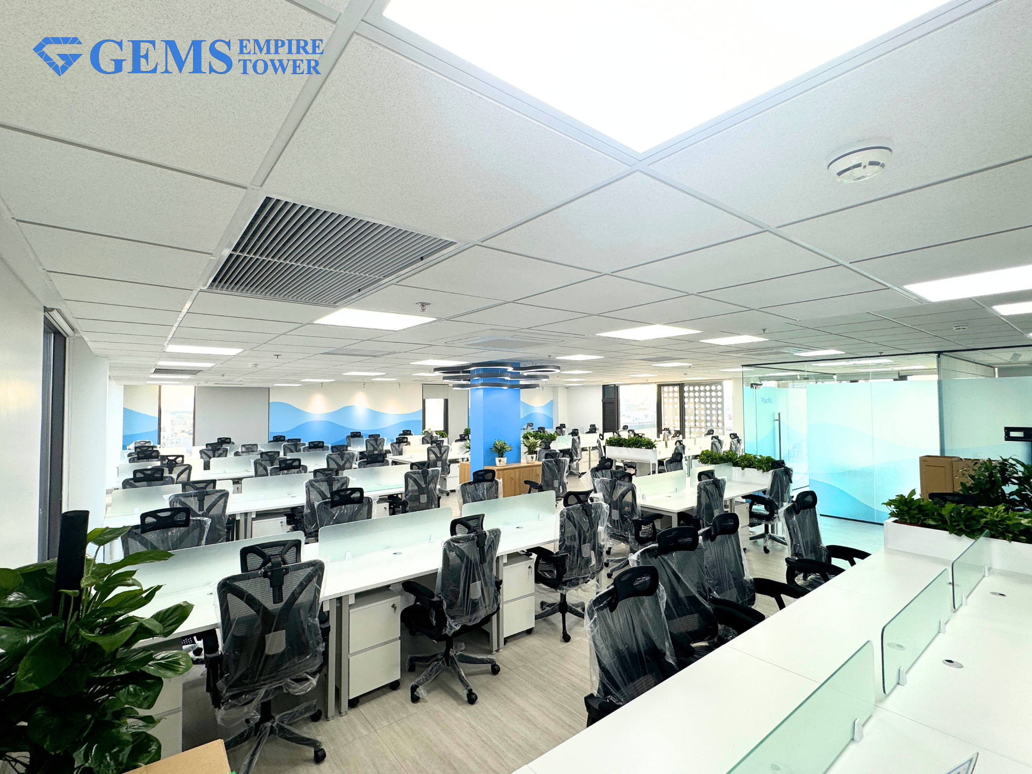 Văn phòng mẫu tại Gems Empire Tower 201 Trường Chinh