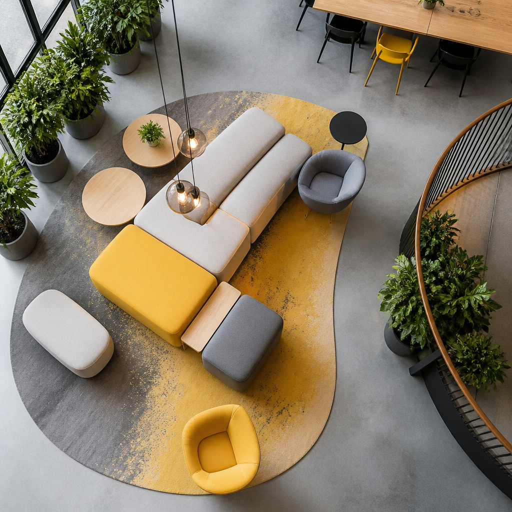 Không gian coworking space hiện đại, tràn đầy năng lượng