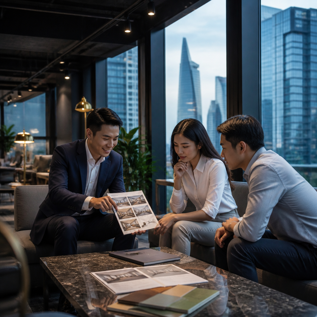Một nhóm startup đang so sánh các giải pháp văn phòng trên bảng tính, thể hiện quá trình đánh giá kỹ lưỡng các lựa chọn thuê văn phòng trọn gói.